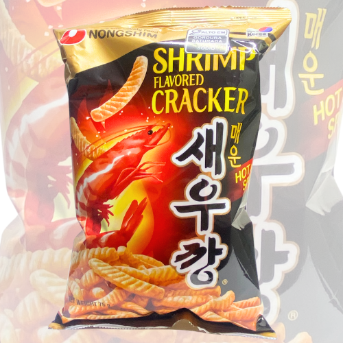 Salgadinho Shrimp Flavored Cracker Hot & Spicy 75g