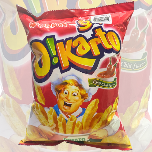 Salgadinho O!Karto Potato Chili Chili Flavor 50G