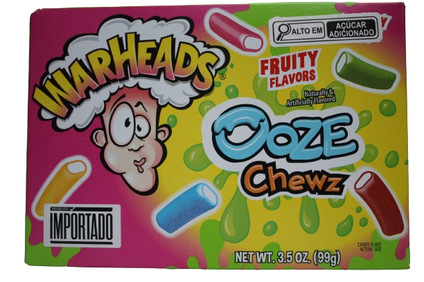 Bala cida Warheads Ooze Chewz 99g