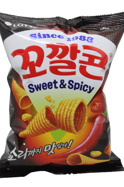 Salgadinho Coreano Corn Snack & Spicy 67g
