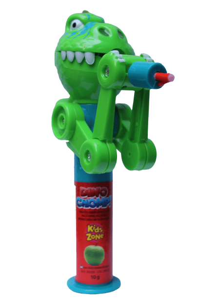 Brinquedo com Pirulito Dino Green 10g