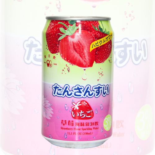 Refrigerante Sabor Morango Tansansui 330ml