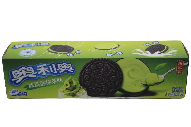 Oreo Biscoito sabor Sorvete de Matcha 97g
