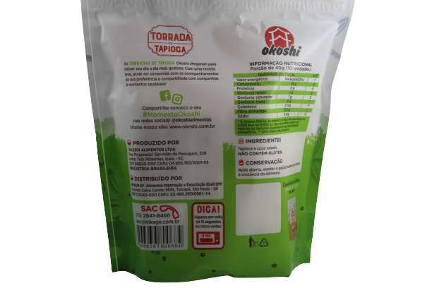 Torrada de Tapioca com Coco Okoshi 75g