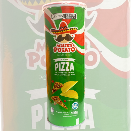 Salgadinho Mister Potato Crisps Sabor Pizza 100G