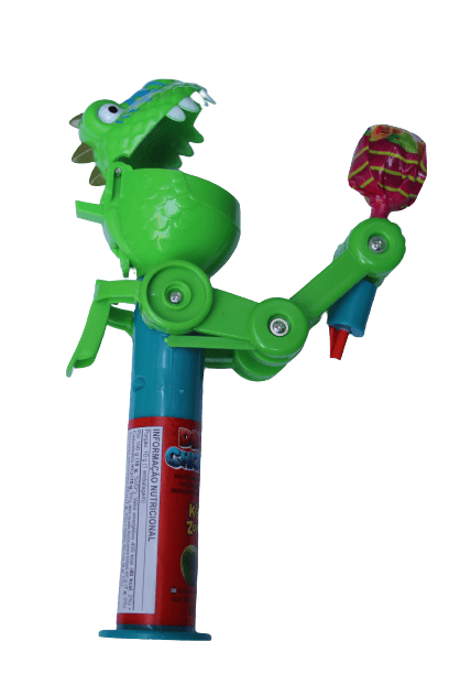 Brinquedo com Pirulito Dino Green 10g