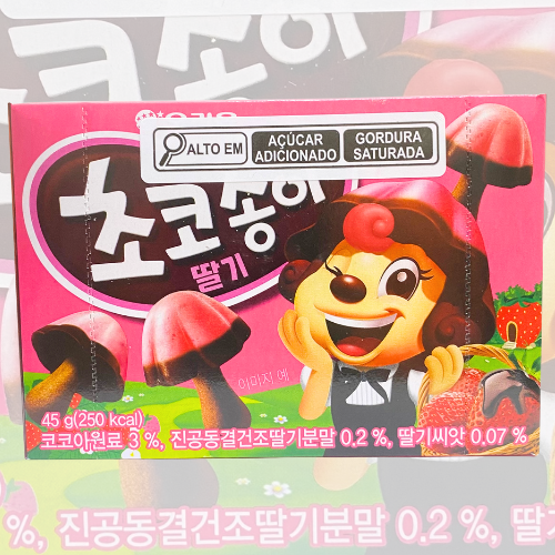 Biscoito Zangle Sabor Creme de Morango e Chocolate 45G