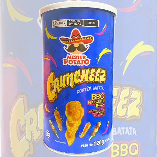 Salgadinho Cruncheez Mister Potato Sabor Churrasco 120G