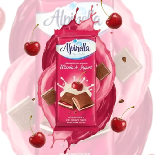 Alpinella Sabor Cereja e Iogurte 100G