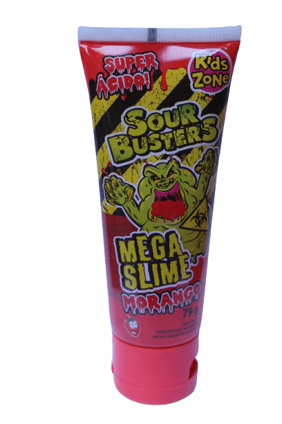 Bala Lquida cida Morango Sour Busters 79g