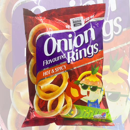 Salgadinho Onion Flavoured Rings Hot & Spicy 40G