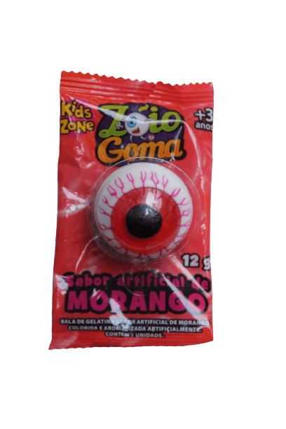 Bala de Gelatina Zio Goma sabor Morango 12g