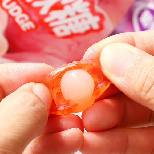 Bala de Goma 3D Sabor P�ssego 75g