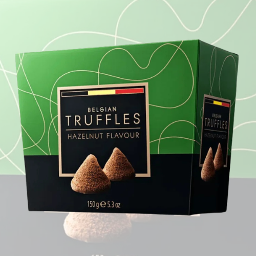 Belgian Truffles Sabor Avel� (Hazelnut) 150G