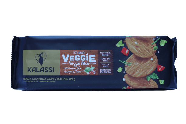 Snack Rice Cracker Veggie Mix Kalassi 100g
