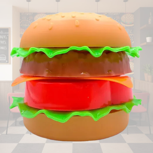 Goma Burguer Sabor Tutti-Frutti 8G