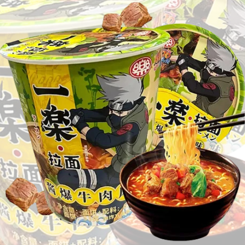 Lamen Kakashi Sabor Carne 65G