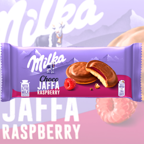 Milka Choco Jaffa Raspberry Jelly 147g