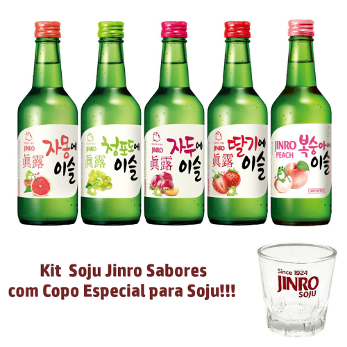 Soju Coreano Sabor Ameixa 360ML