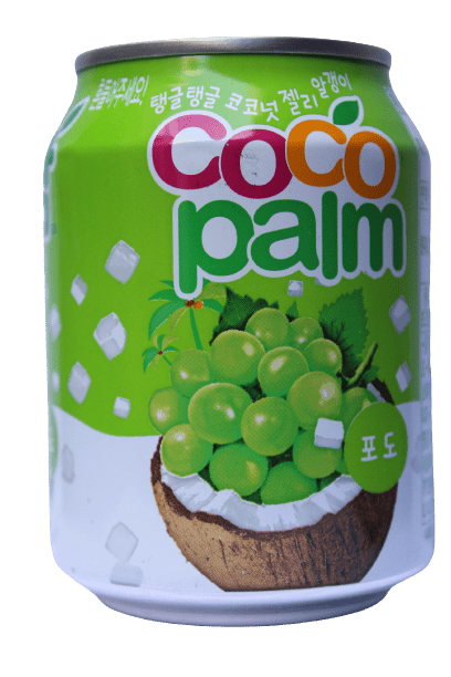 Suco Coco Palm sabor Uva e pedaos Coco 238ML