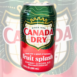 Canada Dry Cherry Ginger Ale Fruit Splash 355ml