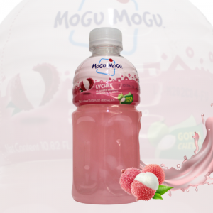Suco de Fruta Sabor Lichia com Nata de Coco Mogu Mogu 320ml