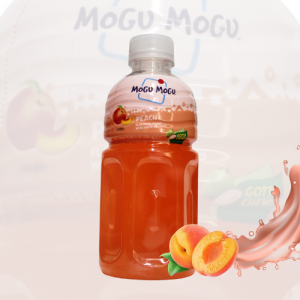 Suco de Fruta Sabor Pssego com Nata de Coco Mogu Mogu 320ml