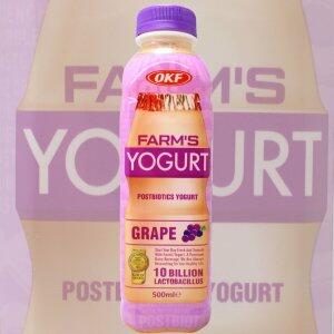 Farms Yogurt Sabor Grape 500ml.