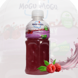 Suco de Fruta Sabor Framboesa com Nata de Coco Mogu Mogu 320ml