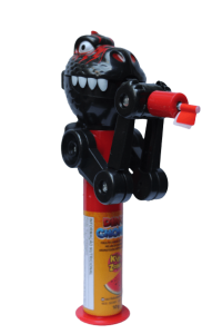 Brinquedo com Pirulito Dino Black 10g