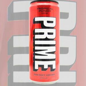 Energy Drink Prime Sem Acar Sabor Tropical 330ml.