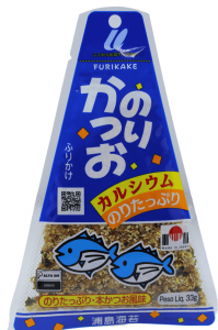 Furikake Tringulo Alga Marinha Nori e Peixe Katsuo 33g