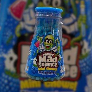 Bala Mad Science Mini Sabor Framboesa Azul 80g