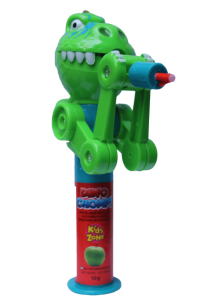Brinquedo com Pirulito Dino Green 10g