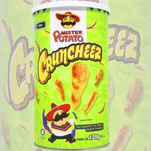 Cruncheez Mister Potato Sabor Frango 120g.