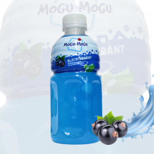Suco de Fruta Sabor Groselha Preta com Nata de Coco Mogu Mogu 320ml