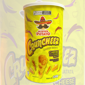 Salgadinho Cruncheez Mister Potato Sabor Queijo 120G