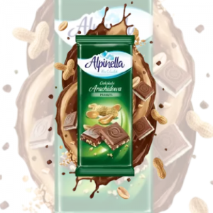 Alpinella Sabor Ao Leite com Amendoim 90g