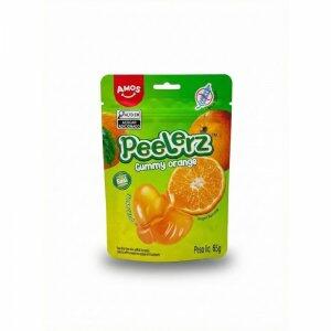 Bala de Gelatina Descasc�vel Sabor Laranja 65G