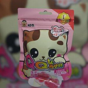 Bala de Goma QQ sabor Iogurte e Morango 45g