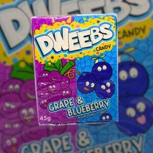Bala Dweebs Uva e Blueberry 45g