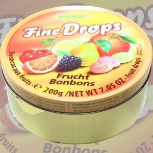 Bala Fine Drops Frutas Sortidas Woogie 200g