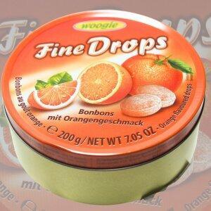 Bala Fine Drops Laranja Woogie 200g