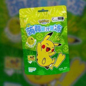 Bala Liquida Pokmon Sabor Uva Verde 120g