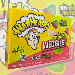 Bala Mastig�vel Warheads Sour Wedgies 99g