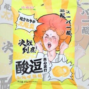 Bala Super Azeda sabor Toranja  65g