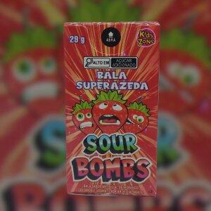 Bala Super Azeda Sour Bombs Morango 29g