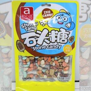 Bala Formato Pedra Sabor Chocolate 120g