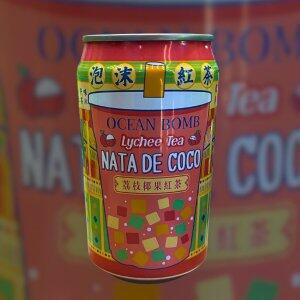 Bebida De Ch Preto Com Gelia De Coco Sabor Lichia 315ml.