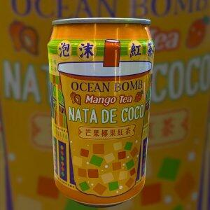 Bebida De Ch Preto Com Gelia De Coco Sabor Manga 315ml.